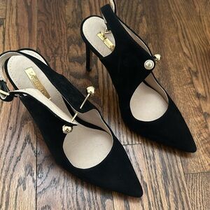 Louise et Cie Black Suede Heels